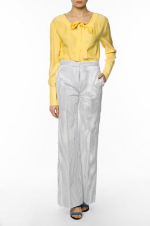 Wide legged pleat-front trousers, zdjęcie 2 Wide legged pleat-front trousers od Victoria Victoria Beckham